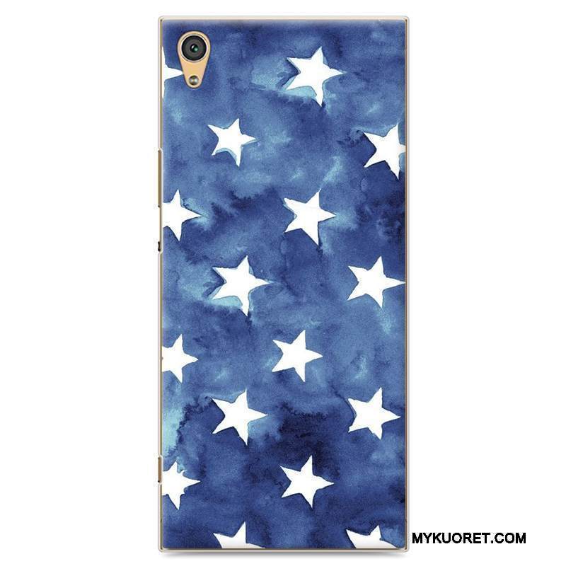 Kuori Sony Xperia Xa1 Maalaus Kova Musta, Kotelo Sony Xperia Xa1 Sarjakuva Puhelimen Kuoret