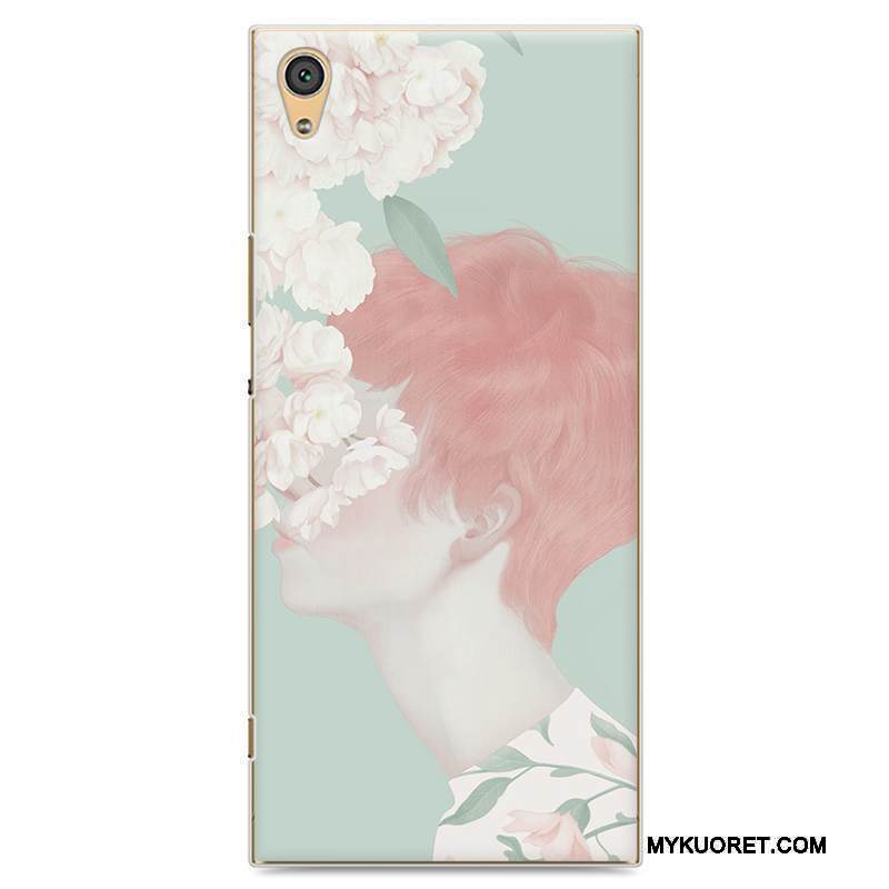 Kuori Sony Xperia Xa1 Maalaus Trendi Keltainen, Kotelo Sony Xperia Xa1 Suojaus Kustannukset Puhelimen Kuoret