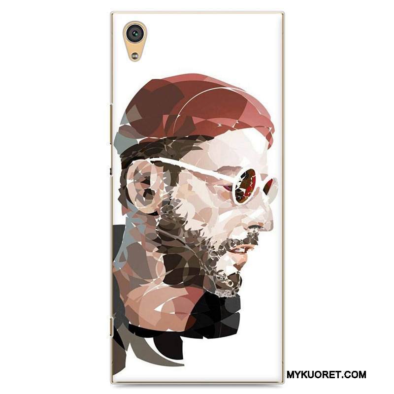 Kuori Sony Xperia Xa1 Maalaus Vaalean Rakastunut, Kotelo Sony Xperia Xa1 Suojaus Puhelimen Kuoret Harmaa