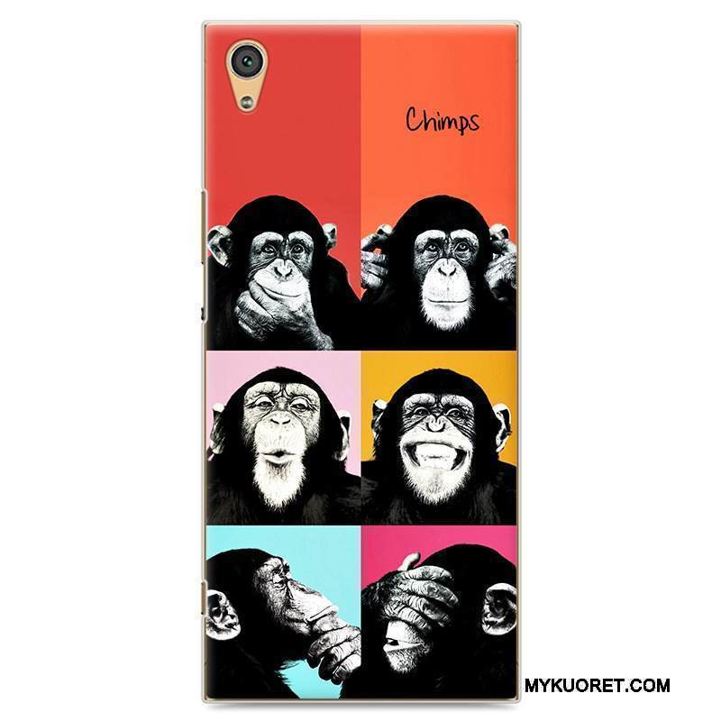 Kuori Sony Xperia Xa1 Maalaus Vaalean Rakastunut, Kotelo Sony Xperia Xa1 Suojaus Puhelimen Kuoret Harmaa