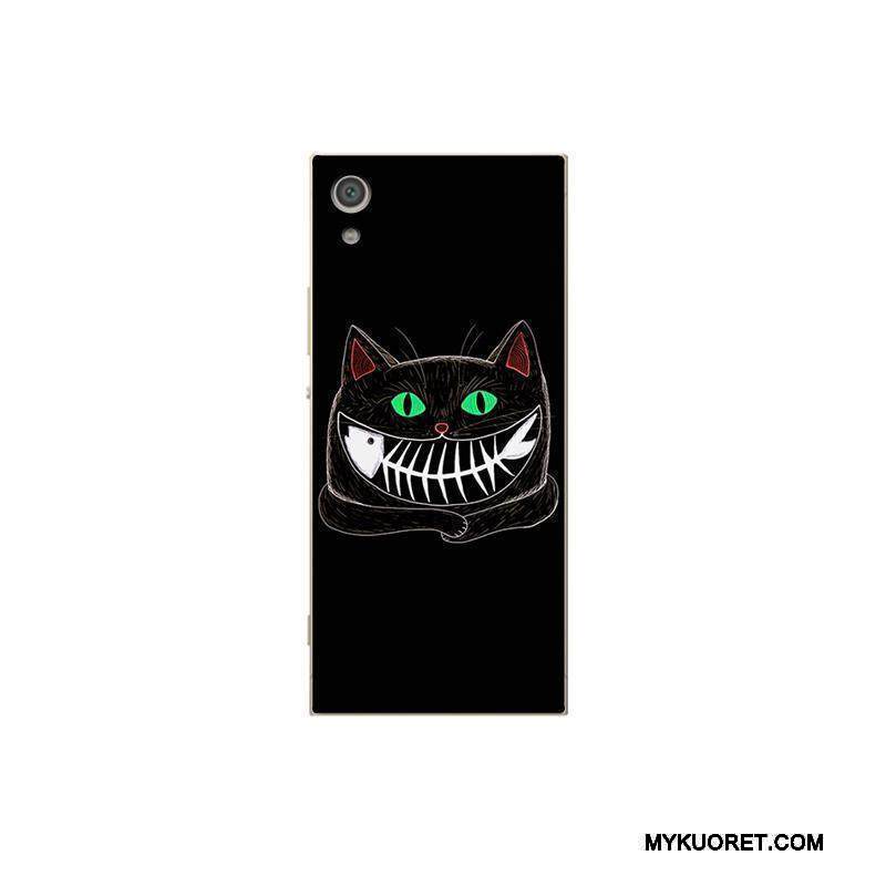 Kuori Sony Xperia Xa1 Maalaus Valkoinen Persoonallisuus, Kotelo Sony Xperia Xa1 Sarjakuva Puhelimen Kuoret