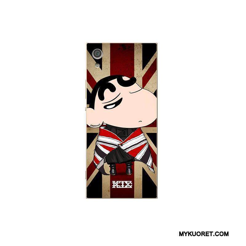 Kuori Sony Xperia Xa1 Maalaus Valkoinen Persoonallisuus, Kotelo Sony Xperia Xa1 Sarjakuva Puhelimen Kuoret