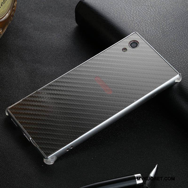 Kuori Sony Xperia Xa1 Metalli Kehys Vihreä, Kotelo Sony Xperia Xa1 Suojaus Kevyt Puhelimen Kuoret