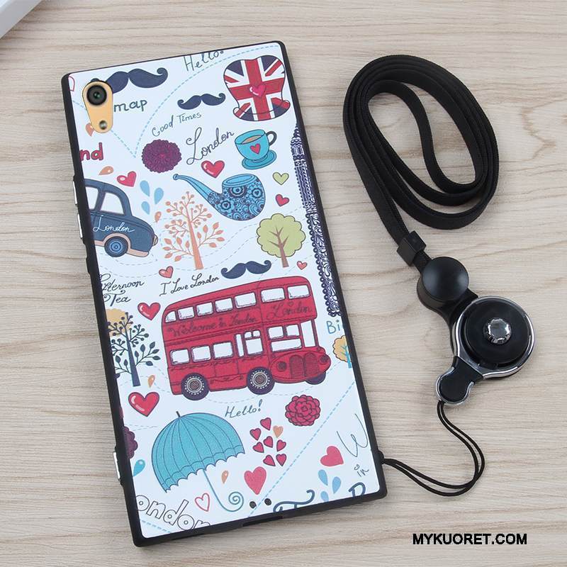 Kuori Sony Xperia Xa1 Monivärinen Puhelimen Kuoret Murtumaton, Kotelo Sony Xperia Xa1 Silikoni Ripustettavat Koristeet