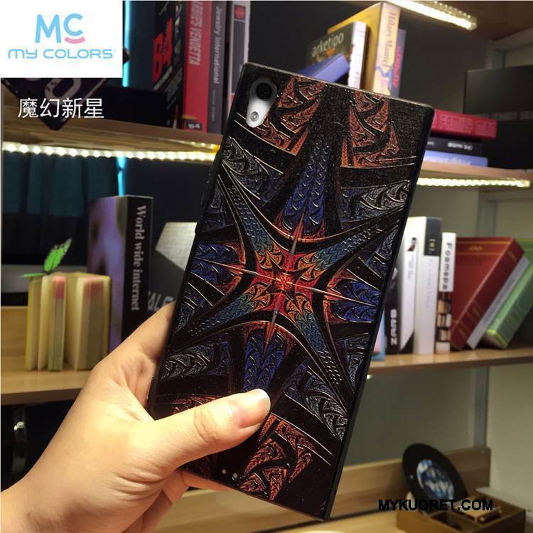 Kuori Sony Xperia Xa1 Pehmeä Neste Puhelimen Kuoret Kissa, Kotelo Sony Xperia Xa1 Sarjakuva Jauhe Rakastunut