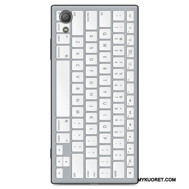 Kuori Sony Xperia Xa1 Plus Luova Musta Murtumaton, Kotelo Sony Xperia Xa1 Plus Laukut Valkoinen Puhelimen Kuoret