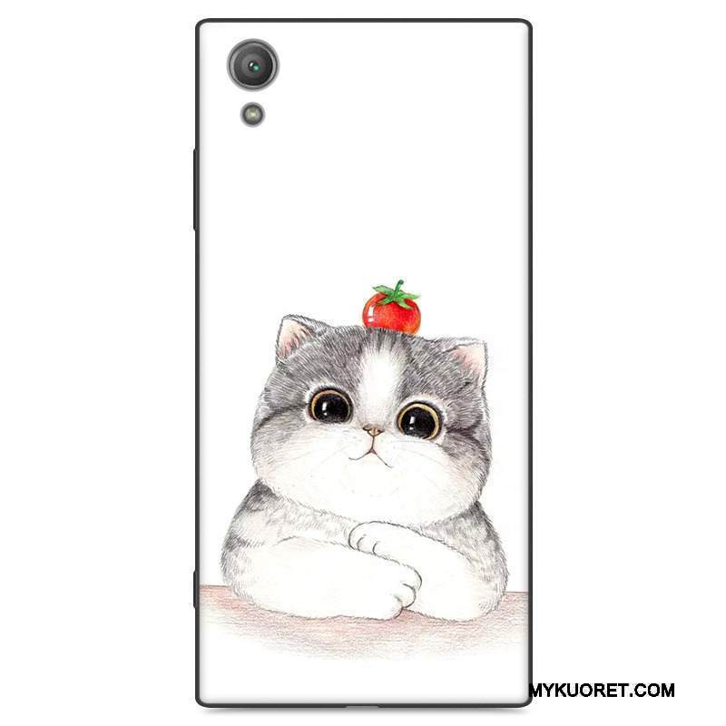 Kuori Sony Xperia Xa1 Plus Luova Musta Murtumaton, Kotelo Sony Xperia Xa1 Plus Laukut Valkoinen Puhelimen Kuoret