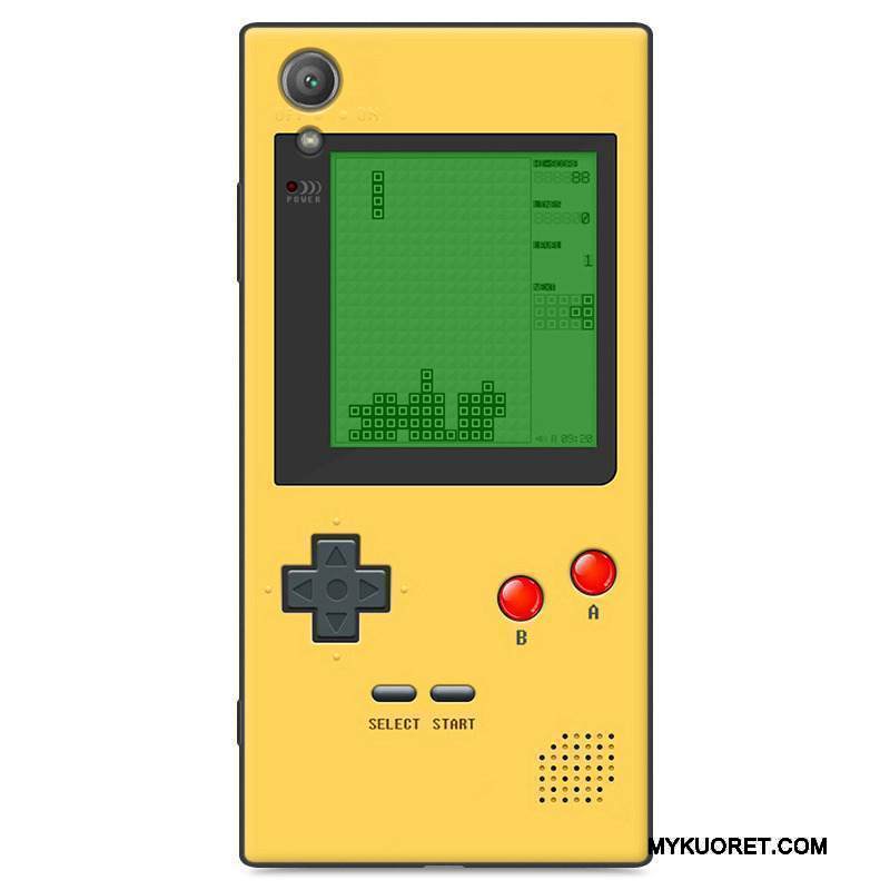 Kuori Sony Xperia Xa1 Plus Luova Musta Murtumaton, Kotelo Sony Xperia Xa1 Plus Laukut Valkoinen Puhelimen Kuoret