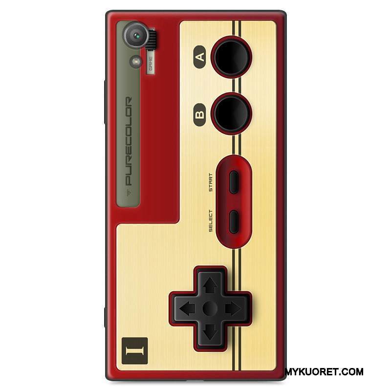 Kuori Sony Xperia Xa1 Plus Luova Musta Murtumaton, Kotelo Sony Xperia Xa1 Plus Laukut Valkoinen Puhelimen Kuoret