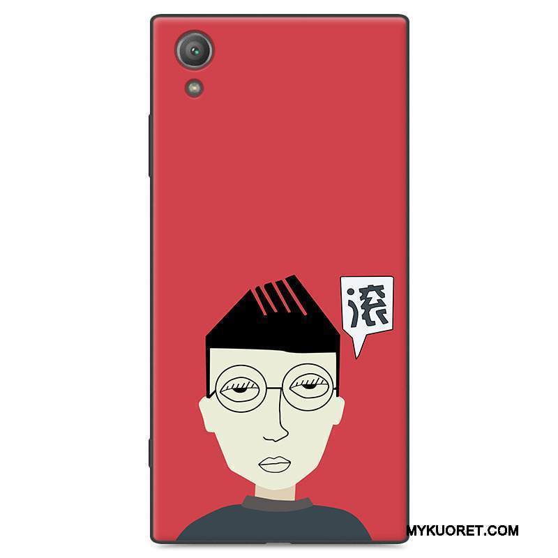 Kuori Sony Xperia Xa1 Plus Luova Musta Murtumaton, Kotelo Sony Xperia Xa1 Plus Laukut Valkoinen Puhelimen Kuoret