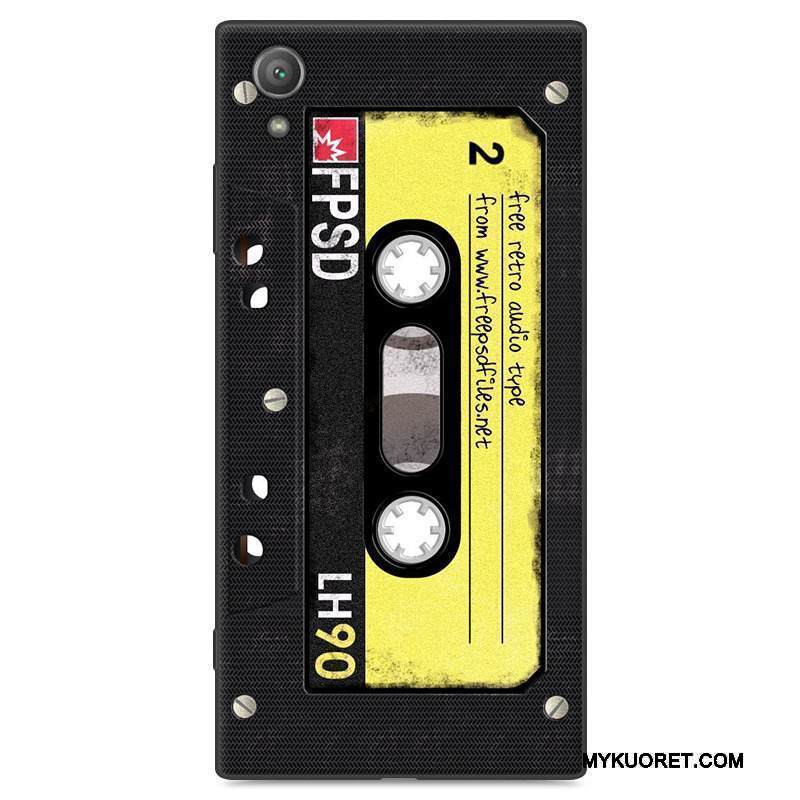 Kuori Sony Xperia Xa1 Plus Luova Musta Murtumaton, Kotelo Sony Xperia Xa1 Plus Laukut Valkoinen Puhelimen Kuoret