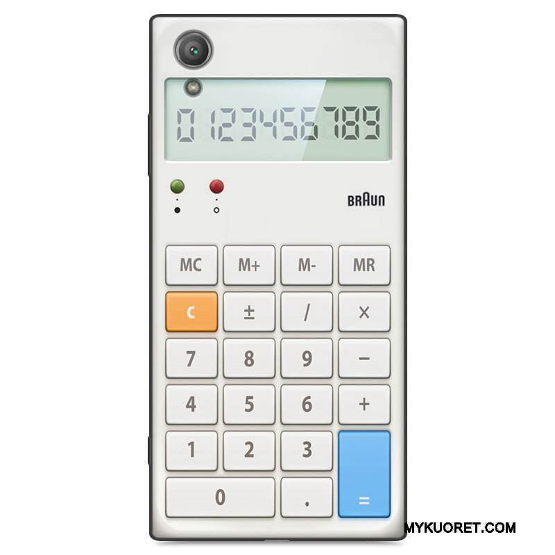 Kuori Sony Xperia Xa1 Plus Luova Musta Murtumaton, Kotelo Sony Xperia Xa1 Plus Laukut Valkoinen Puhelimen Kuoret