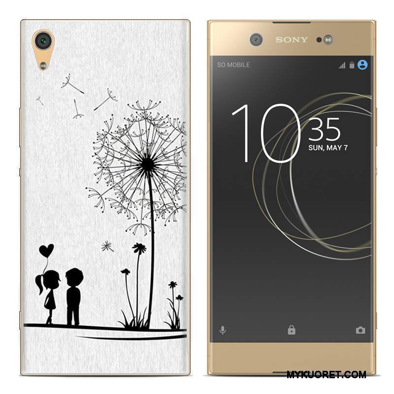 Kuori Sony Xperia Xa1 Plus Luova Puhelimen Kuoret Punainen, Kotelo Sony Xperia Xa1 Plus Pehmeä Neste