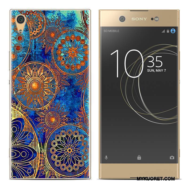 Kuori Sony Xperia Xa1 Plus Luova Puhelimen Kuoret Punainen, Kotelo Sony Xperia Xa1 Plus Pehmeä Neste