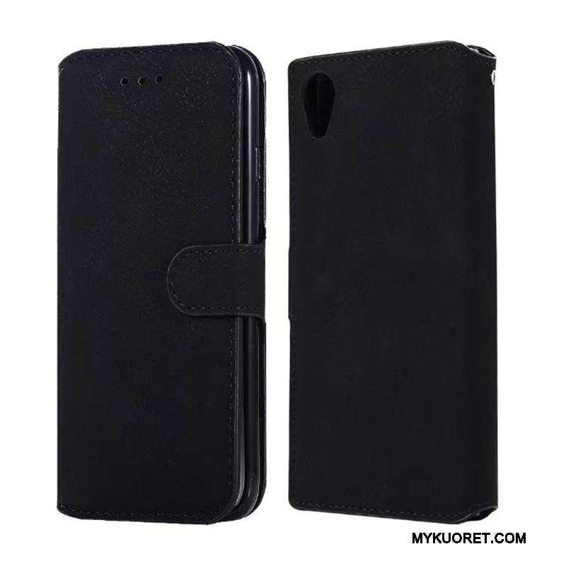 Kuori Sony Xperia Xa1 Plus Nahka Kortti Puhelimen Kuoret, Kotelo Sony Xperia Xa1 Plus Suojaus 说