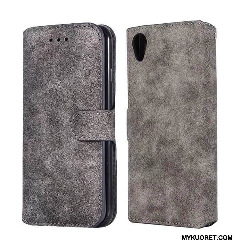 Kuori Sony Xperia Xa1 Plus Nahka Kortti Puhelimen Kuoret, Kotelo Sony Xperia Xa1 Plus Suojaus 说