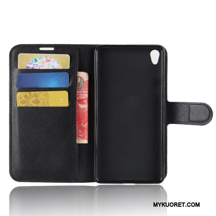 Kuori Sony Xperia Xa1 Plus Nahka Vihreä, Kotelo Sony Xperia Xa1 Plus Salkku