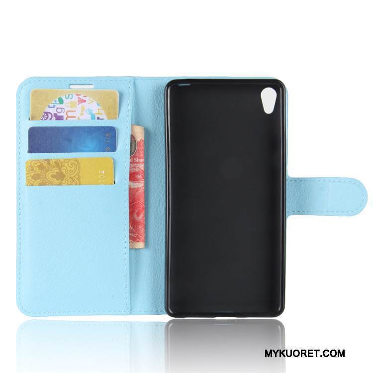 Kuori Sony Xperia Xa1 Plus Nahka Vihreä, Kotelo Sony Xperia Xa1 Plus Salkku