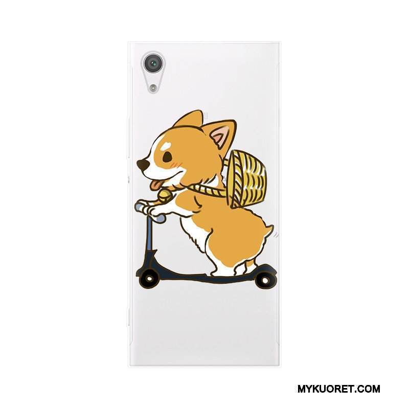 Kuori Sony Xperia Xa1 Plus Pehmeä Neste Keltainen Puhelimen Kuoret, Kotelo Sony Xperia Xa1 Plus Silikoni Ultra Ohut