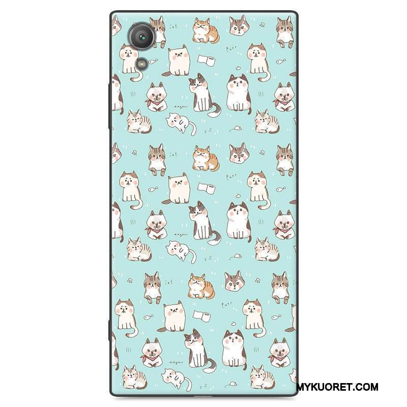 Kuori Sony Xperia Xa1 Plus Pehmeä Neste Puhelimen Kuoret Vaaleansininen, Kotelo Sony Xperia Xa1 Plus Sarjakuva