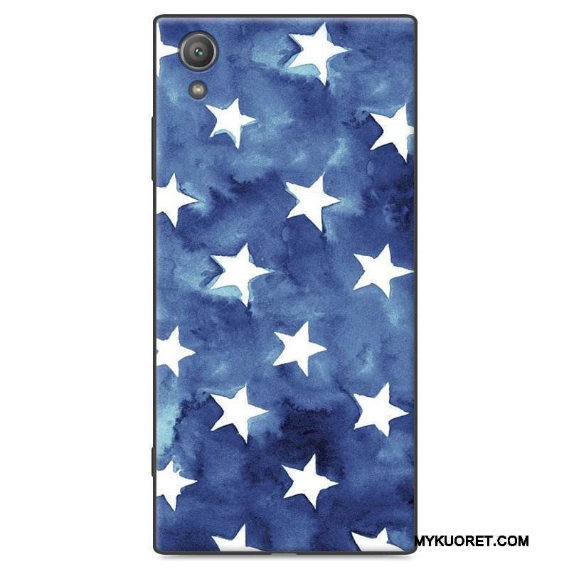 Kuori Sony Xperia Xa1 Plus Pehmeä Neste Puhelimen Kuoret Vaaleansininen, Kotelo Sony Xperia Xa1 Plus Sarjakuva