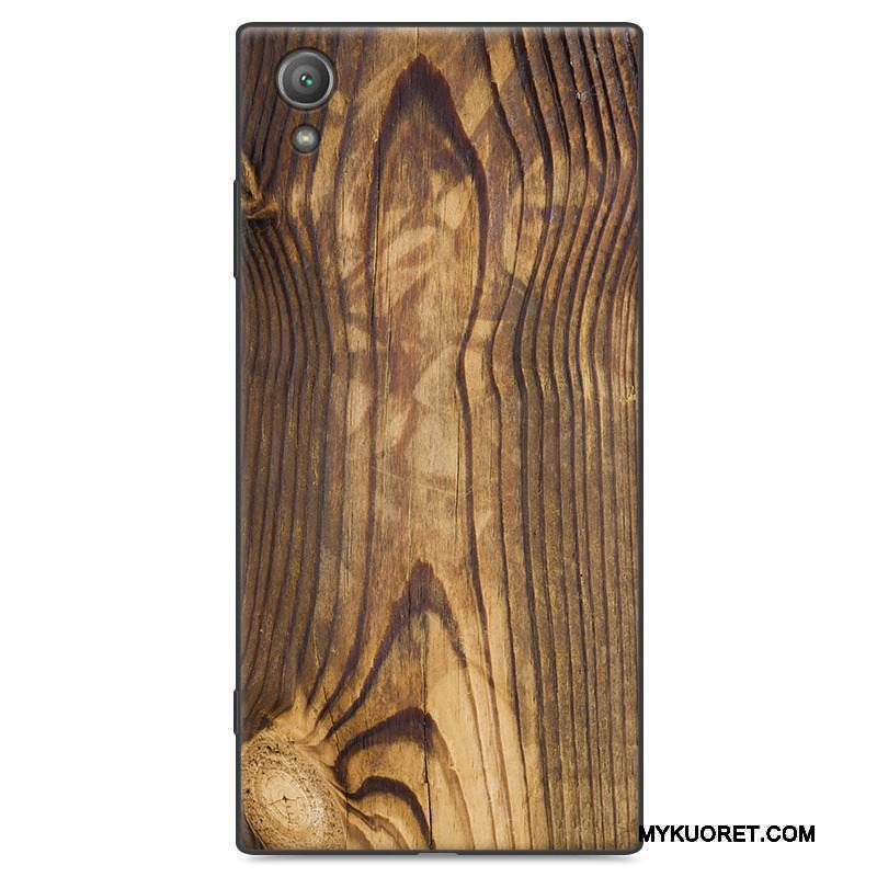 Kuori Sony Xperia Xa1 Plus Silikoni Harmaa Persoonallisuus, Kotelo Sony Xperia Xa1 Plus Suojaus Musta Puhelimen Kuoret