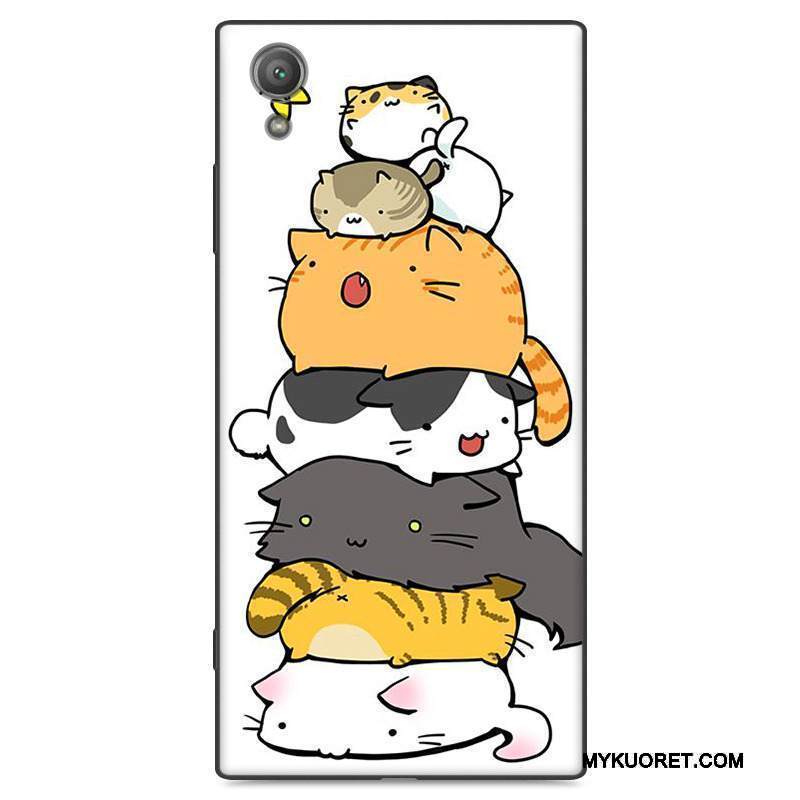 Kuori Sony Xperia Xa1 Plus Suojaus Murtumaton Valkoinen, Kotelo Sony Xperia Xa1 Plus Pehmeä Neste Puhelimen Kuoret