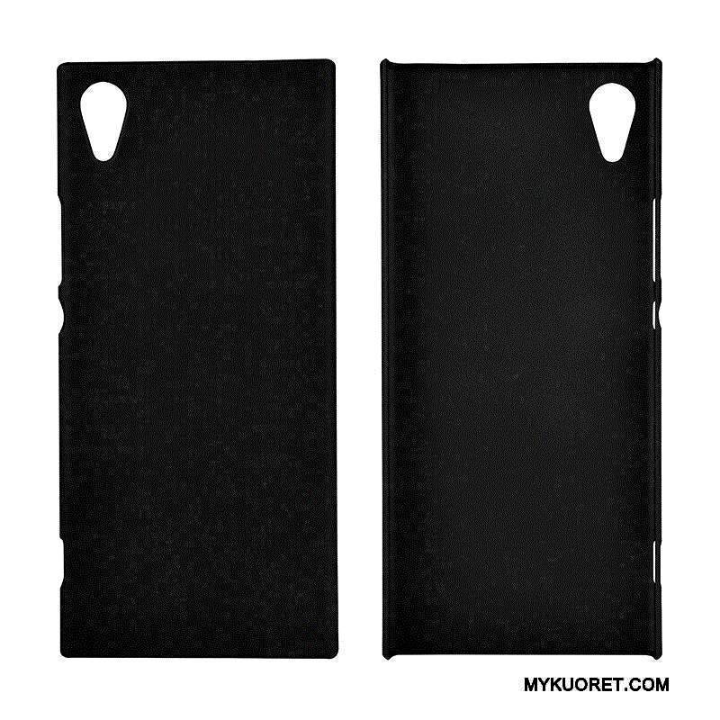 Kuori Sony Xperia Xa1 Suojaus Kova Pesty Suede, Kotelo Sony Xperia Xa1 Sininen Puhelimen Kuoret