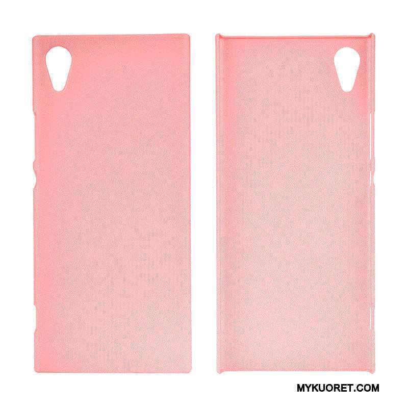 Kuori Sony Xperia Xa1 Suojaus Kova Pesty Suede, Kotelo Sony Xperia Xa1 Sininen Puhelimen Kuoret