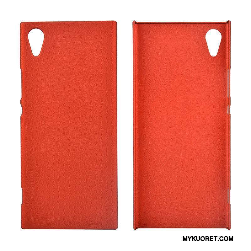 Kuori Sony Xperia Xa1 Suojaus Kova Pesty Suede, Kotelo Sony Xperia Xa1 Sininen Puhelimen Kuoret