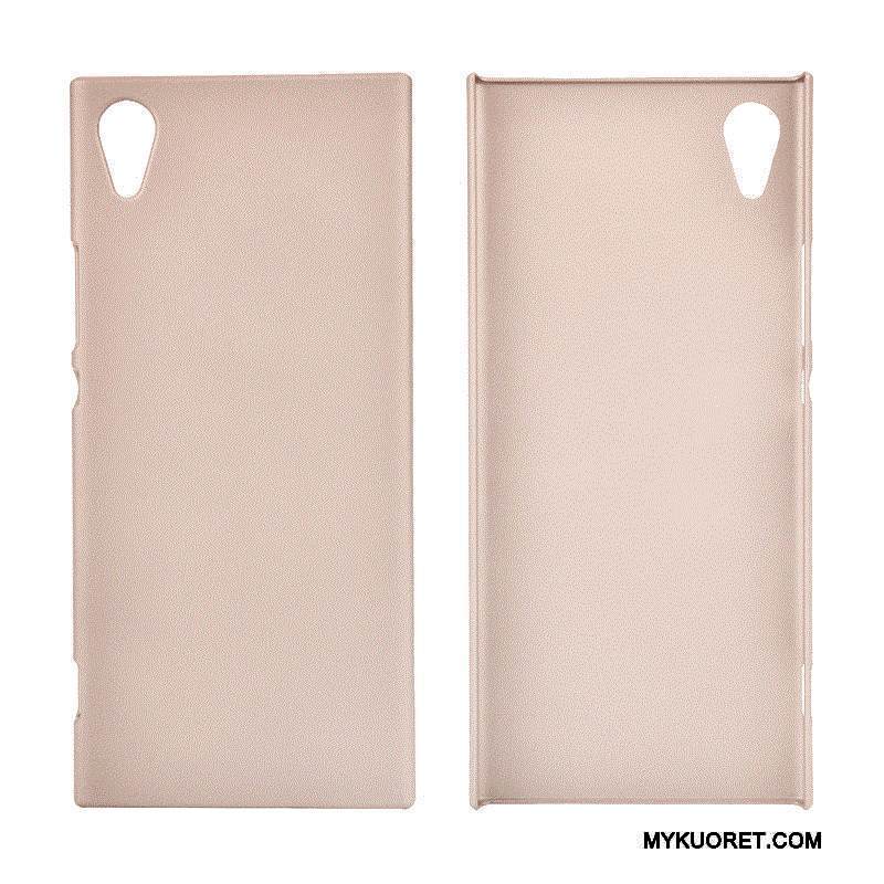 Kuori Sony Xperia Xa1 Suojaus Kova Pesty Suede, Kotelo Sony Xperia Xa1 Sininen Puhelimen Kuoret