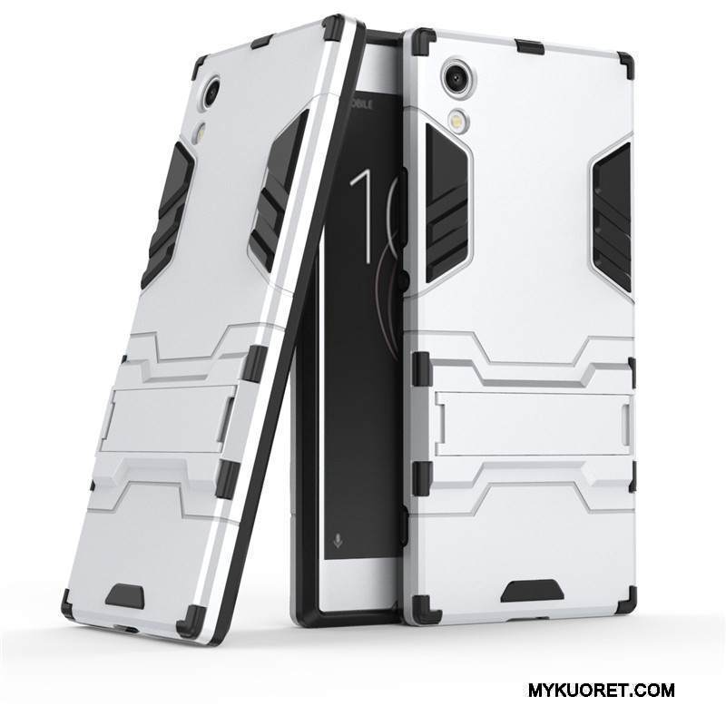 Kuori Sony Xperia Xa1 Tuki Puhelimen Kuoret Valkoinen, Kotelo Sony Xperia Xa1 Suojaus Murtumaton