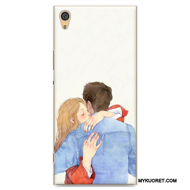 Kuori Sony Xperia Xa1 Ultra Maalaus Syvä Väri Jauhe, Kotelo Sony Xperia Xa1 Ultra Suojaus Pieni Puhelimen Kuoret