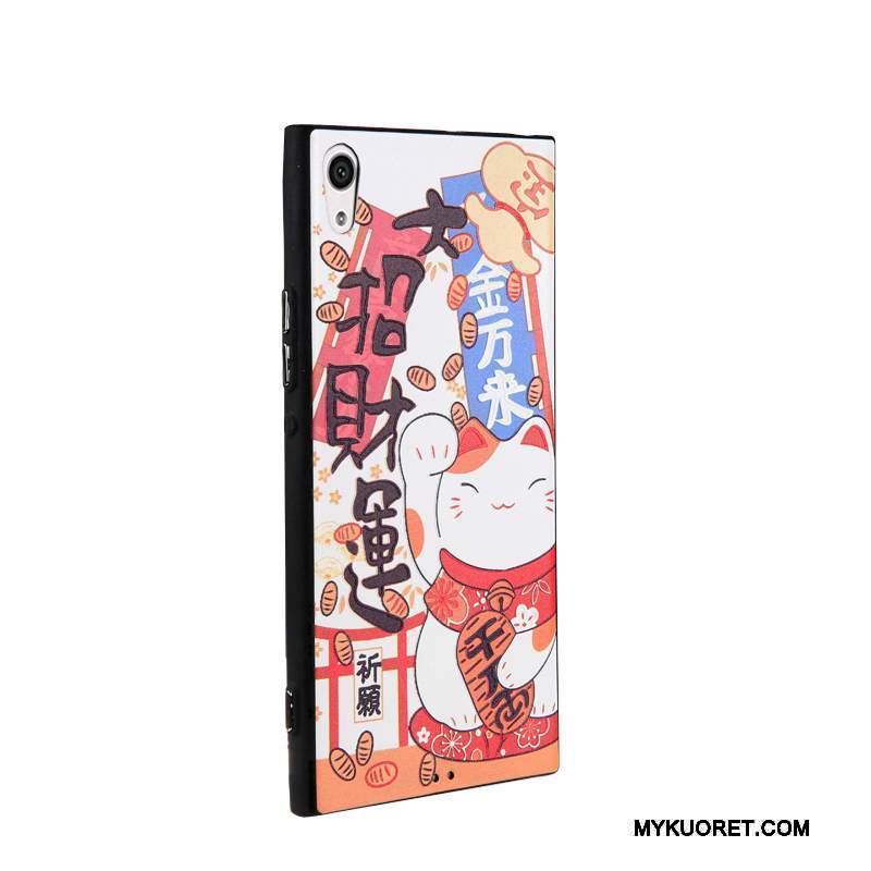 Kuori Sony Xperia Xa1 Ultra Monivärinen Murtumaton Puhelimen Kuoret, Kotelo Sony Xperia Xa1 Ultra Kohokuviointi