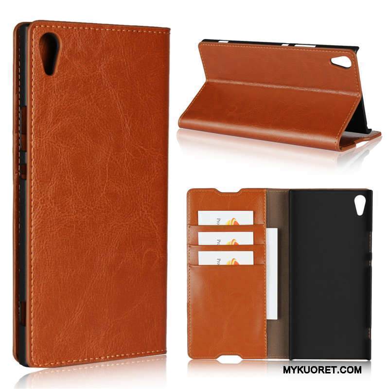 Kuori Sony Xperia Xa1 Ultra Monivärinen Puhelimen Kuoret Kortti, Kotelo Sony Xperia Xa1 Ultra Nahka