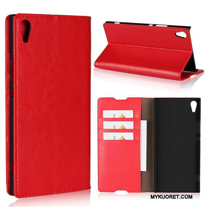 Kuori Sony Xperia Xa1 Ultra Monivärinen Puhelimen Kuoret Kortti, Kotelo Sony Xperia Xa1 Ultra Nahka