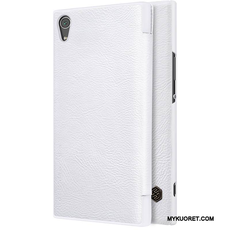 Kuori Sony Xperia Xa1 Ultra Nahka Puhelimen Kuoret Kortti, Kotelo Sony Xperia Xa1 Ultra Suojaus Kulta Liiketoiminta