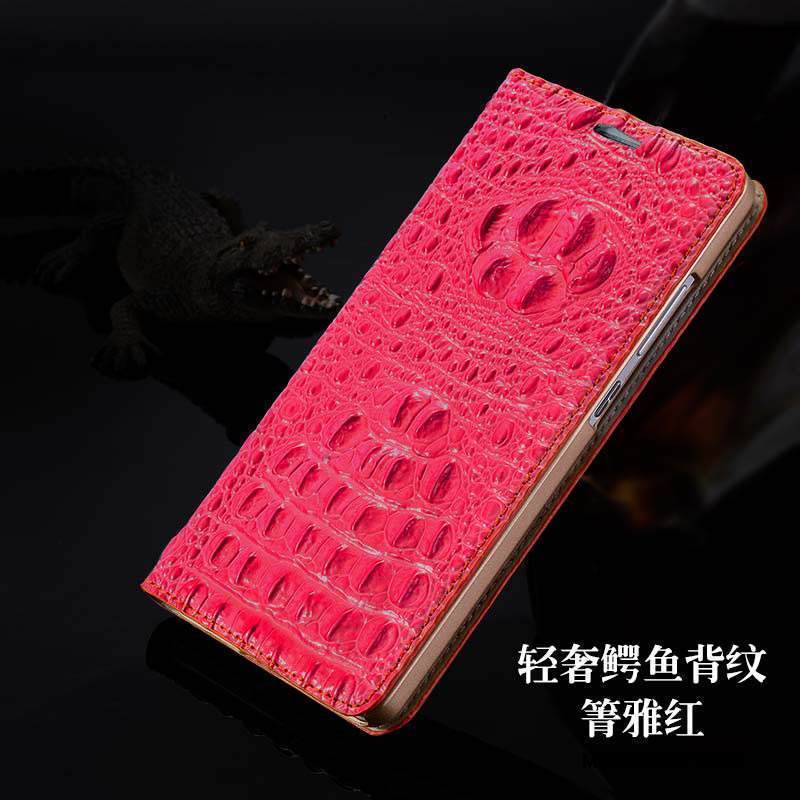 Kuori Sony Xperia Xa1 Ultra Nahka Puhelimen Kuoret Murtumaton, Kotelo Sony Xperia Xa1 Ultra Suojaus Punainen