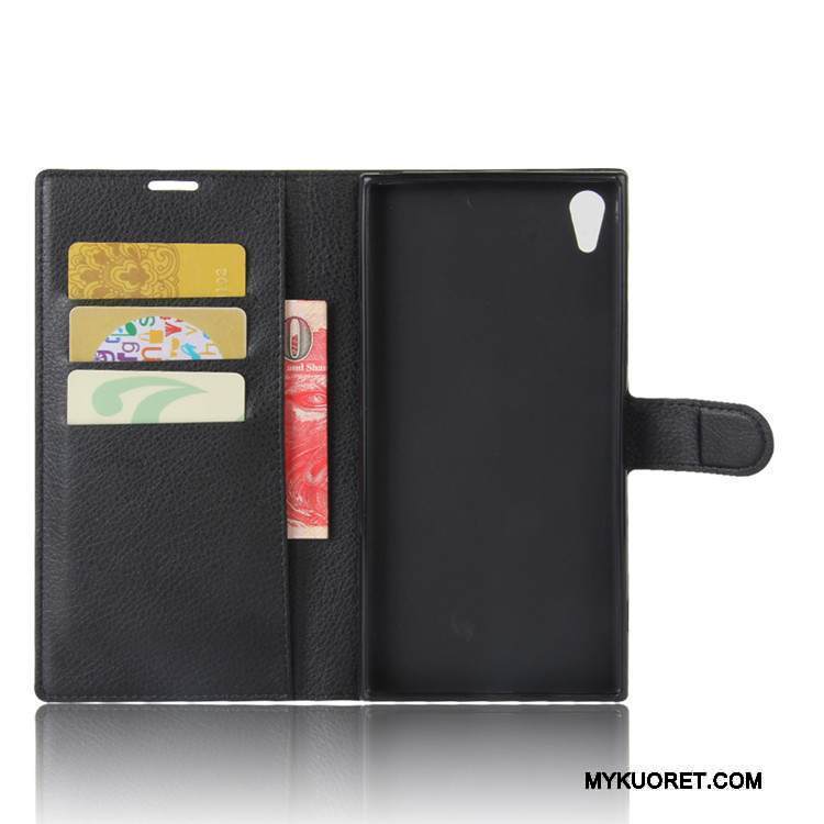 Kuori Sony Xperia Xa1 Ultra Nahka Vihreä Puhelimen Kuoret, Kotelo Sony Xperia Xa1 Ultra Suojaus