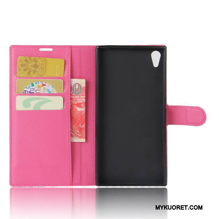 Kuori Sony Xperia Xa1 Ultra Nahka Vihreä Puhelimen Kuoret, Kotelo Sony Xperia Xa1 Ultra Suojaus