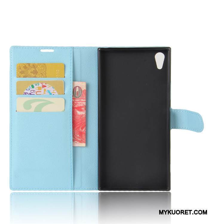 Kuori Sony Xperia Xa1 Ultra Nahka Vihreä Puhelimen Kuoret, Kotelo Sony Xperia Xa1 Ultra Suojaus