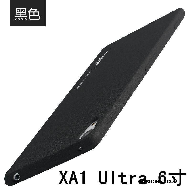 Kuori Sony Xperia Xa1 Ultra Pehmeä Neste Puhelimen Kuoret Murtumaton, Kotelo Sony Xperia Xa1 Ultra Laukut Pesty Suede Punainen