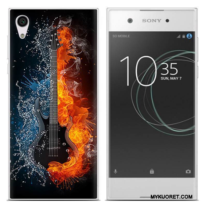 Kuori Sony Xperia Xa1 Ultra Pehmeä Neste Ultra Pu, Kotelo Sony Xperia Xa1 Ultra Kuukausi Sininen