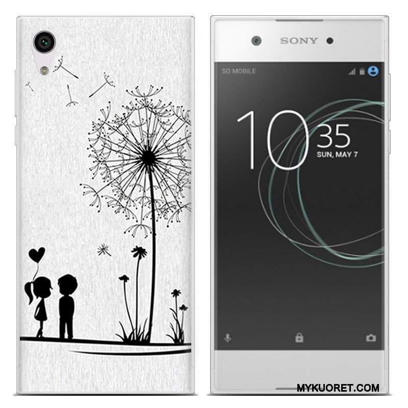 Kuori Sony Xperia Xa1 Ultra Pehmeä Neste Ultra Pu, Kotelo Sony Xperia Xa1 Ultra Kuukausi Sininen