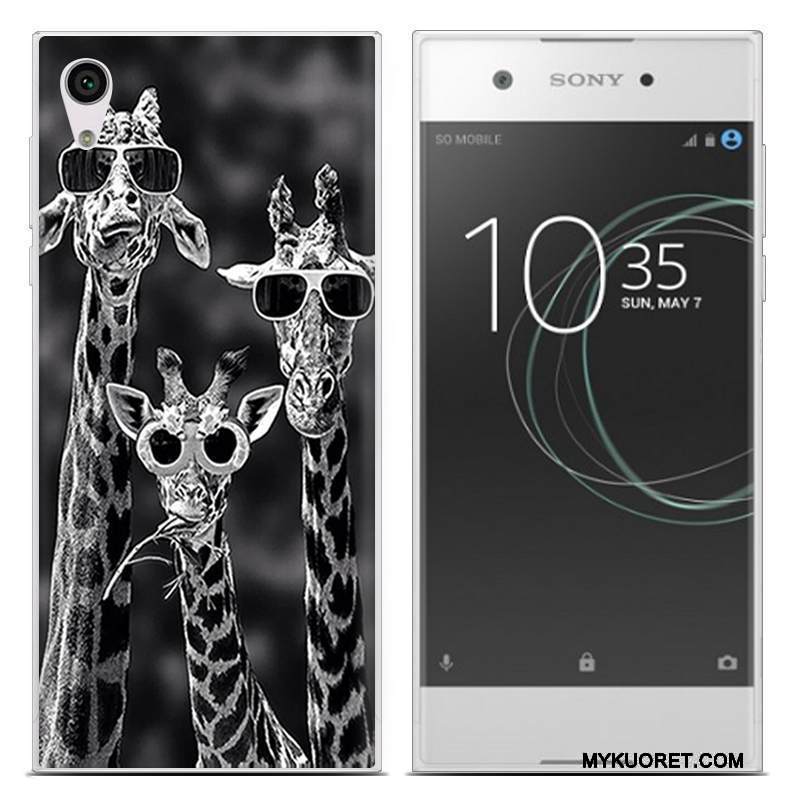 Kuori Sony Xperia Xa1 Ultra Pehmeä Neste Ultra Pu, Kotelo Sony Xperia Xa1 Ultra Kuukausi Sininen