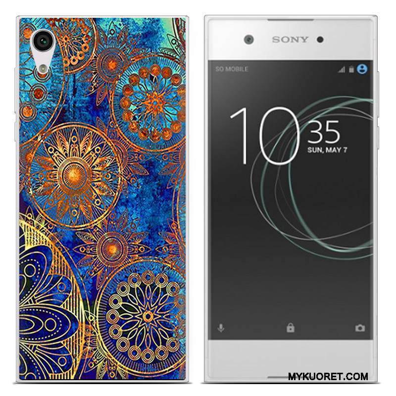 Kuori Sony Xperia Xa1 Ultra Pehmeä Neste Ultra Pu, Kotelo Sony Xperia Xa1 Ultra Kuukausi Sininen