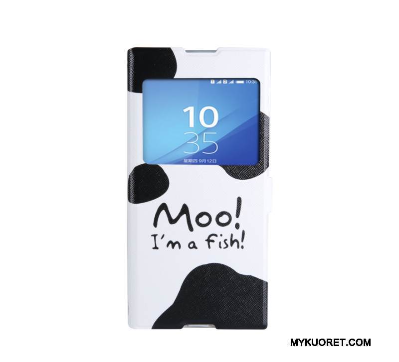 Kuori Sony Xperia Xa1 Ultra Sarjakuva Trendi Jalokivi, Kotelo Sony Xperia Xa1 Ultra Maalaus Puhelimen Kuoret Sininen