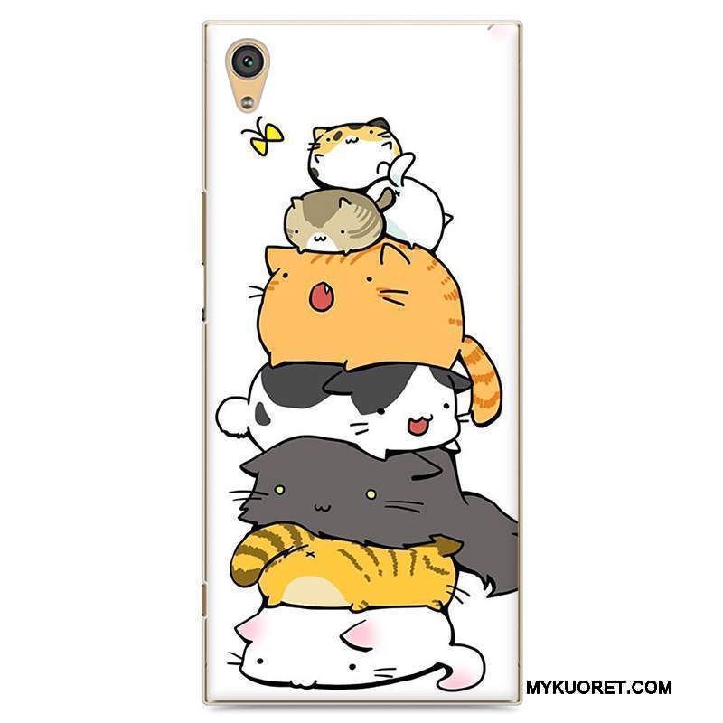 Kuori Sony Xperia Xa1 Ultra Suojaus Taide Kova, Kotelo Sony Xperia Xa1 Ultra Maalaus Puhelimen Kuoret Vaaleansininen