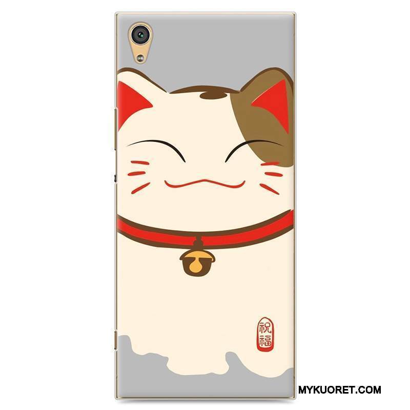 Kuori Sony Xperia Xa1 Ultra Suojaus Taide Kova, Kotelo Sony Xperia Xa1 Ultra Maalaus Puhelimen Kuoret Vaaleansininen