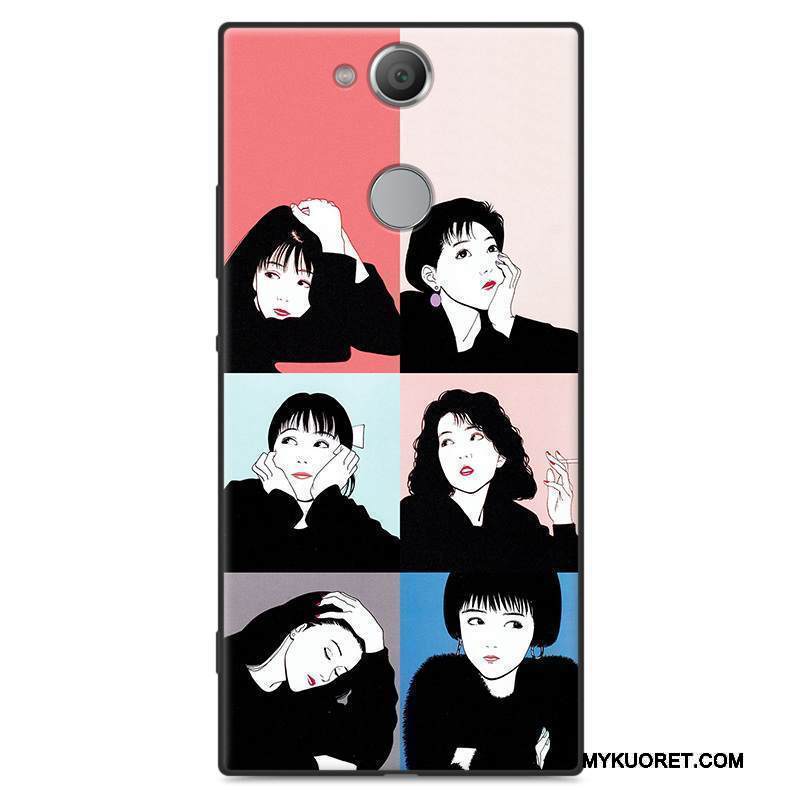 Kuori Sony Xperia Xa2 Laukut Trendi Keltainen, Kotelo Sony Xperia Xa2 Suojaus Murtumaton Rakastunut